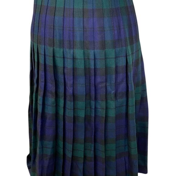 Vintage Murray Brothers Tartan Plaid Wool Kilt Wrap Scottish Skirt Size 12 - Picture 9 of 16